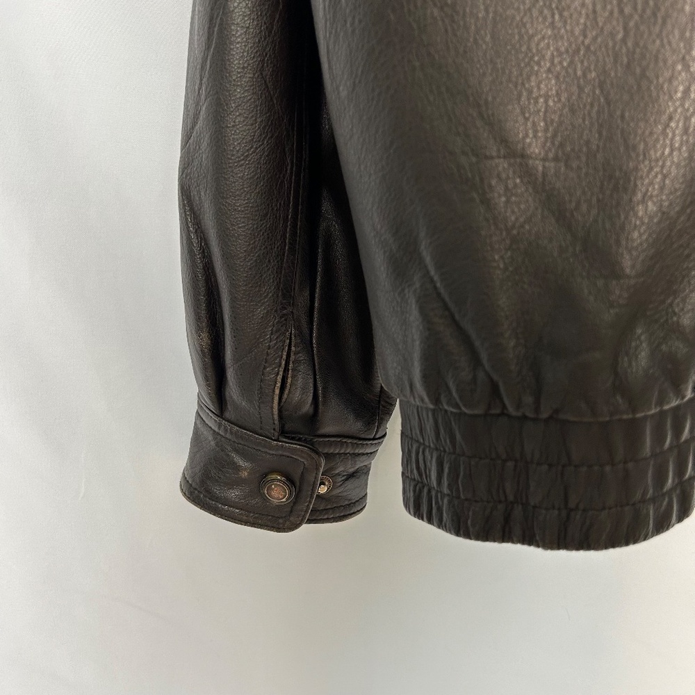 Vintage Members Only Genuine Leather Jacket,‎ Size XL - Picture 8 of 9